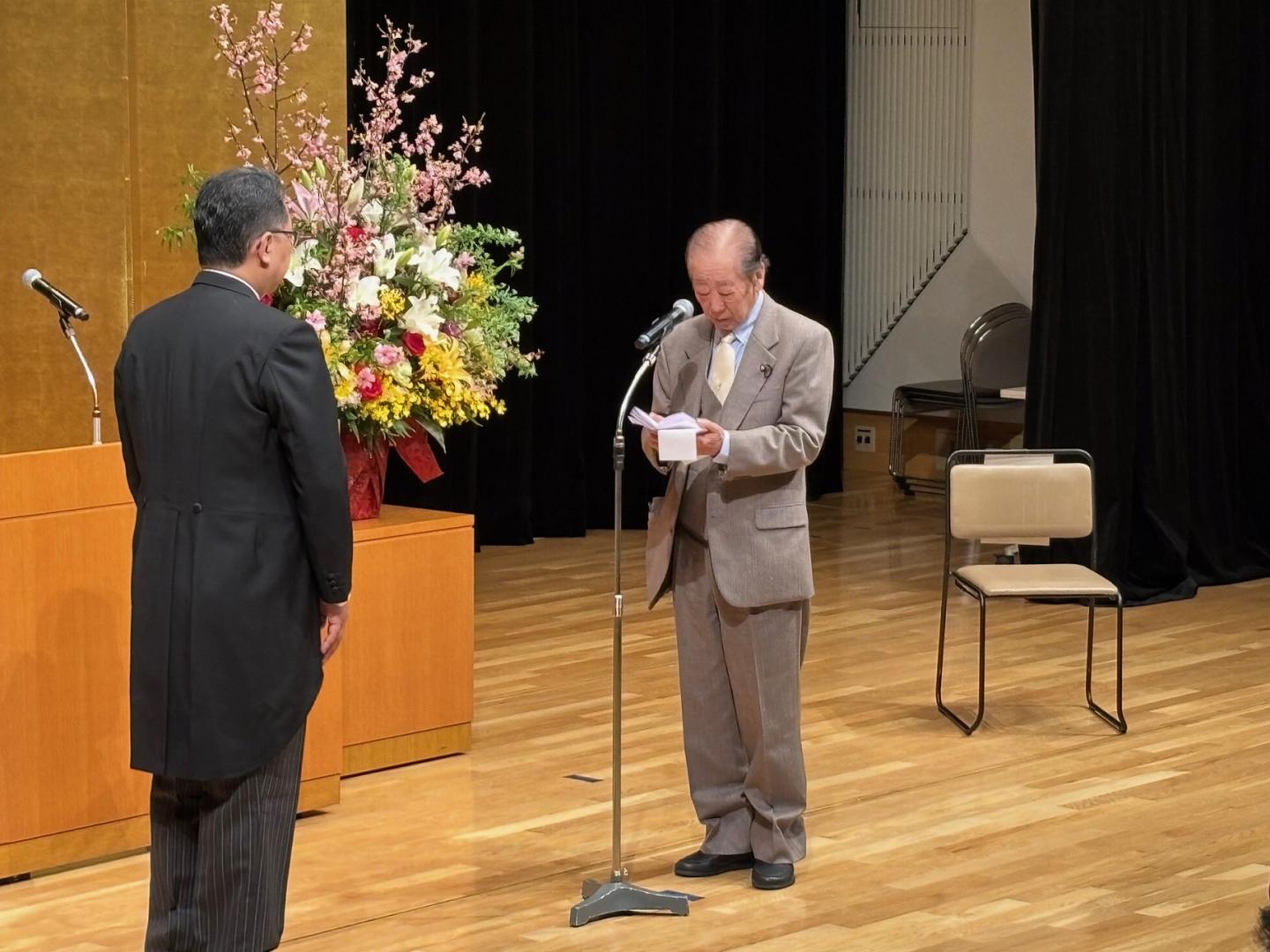区政功労者表彰式会場の様子2