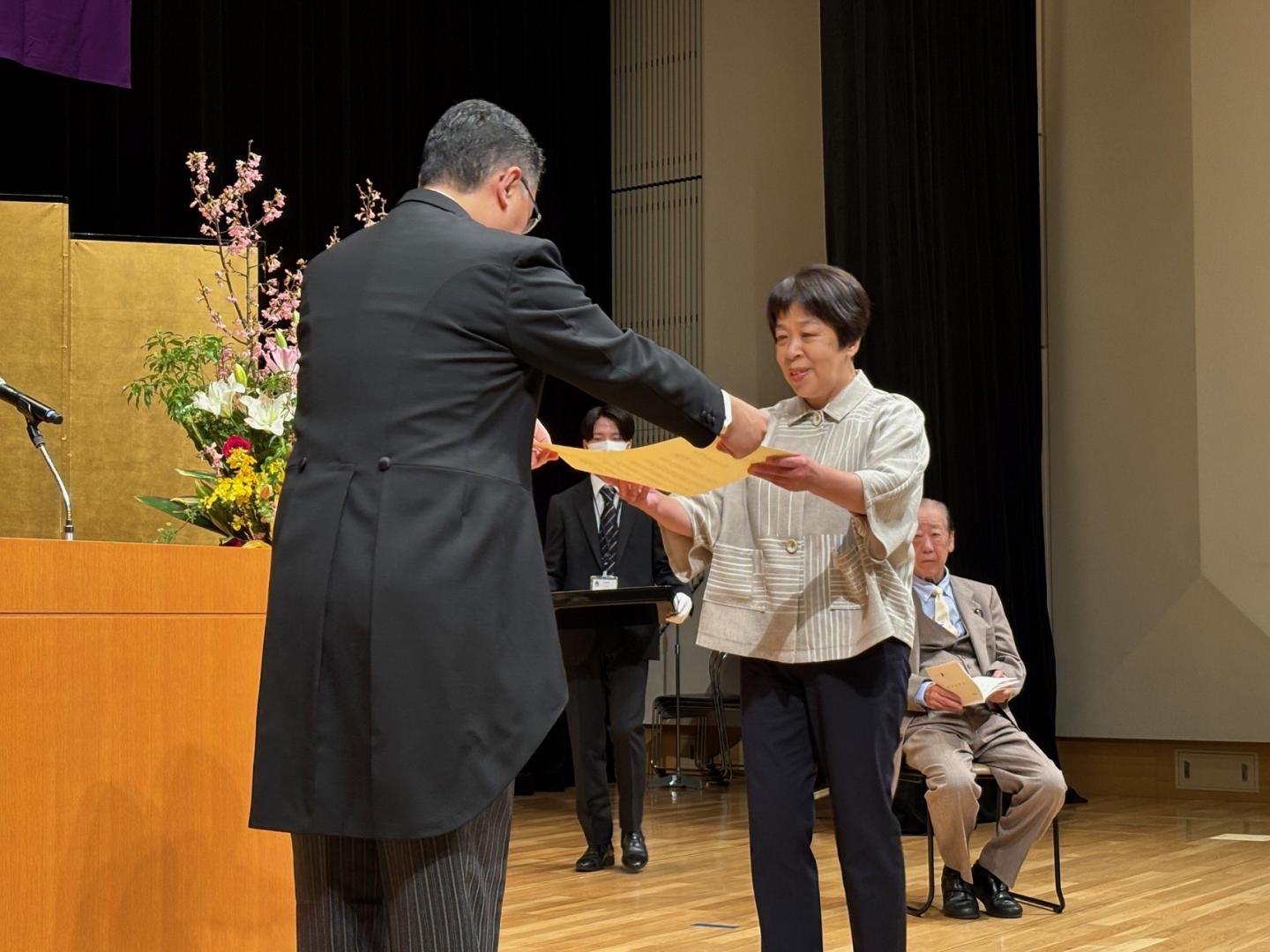 区政功労者表彰式会場の様子4