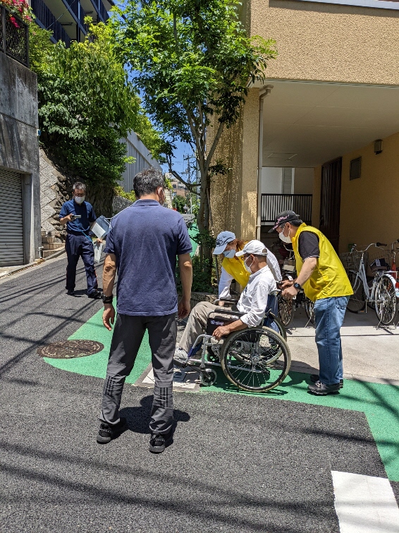 車いす誘導訓練