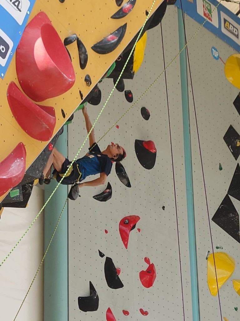 パラクライミングの様子