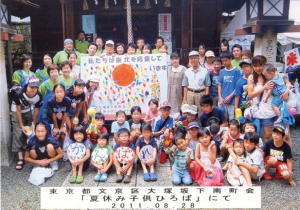 画像：被災地への募金活動を継続中