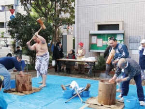 画像：もちつき大会1