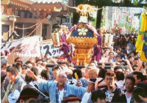 画像：湯島神社祭礼