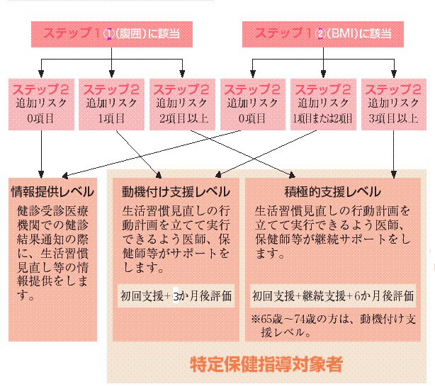 保健指導フロー図