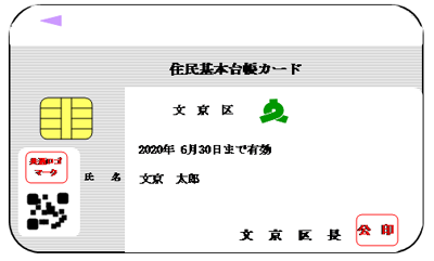 顔写真なしタイプの見本