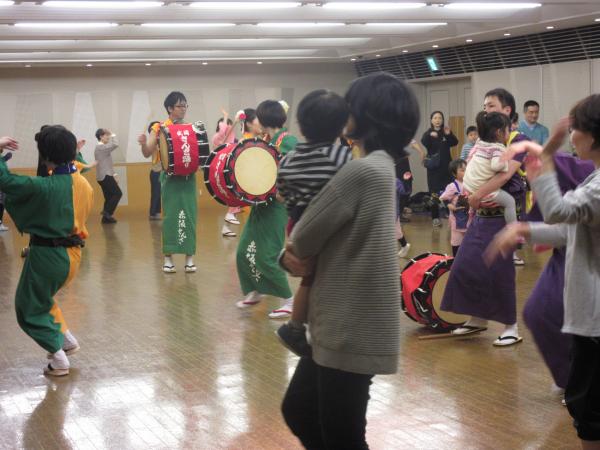 さんさ踊りワークショップ様子