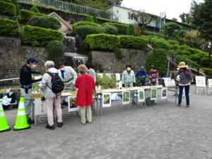 配布場所の様子