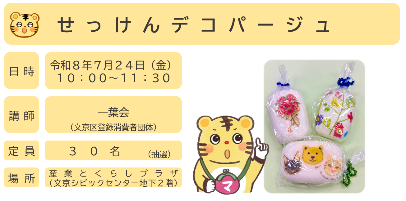 石けんデコパージュ