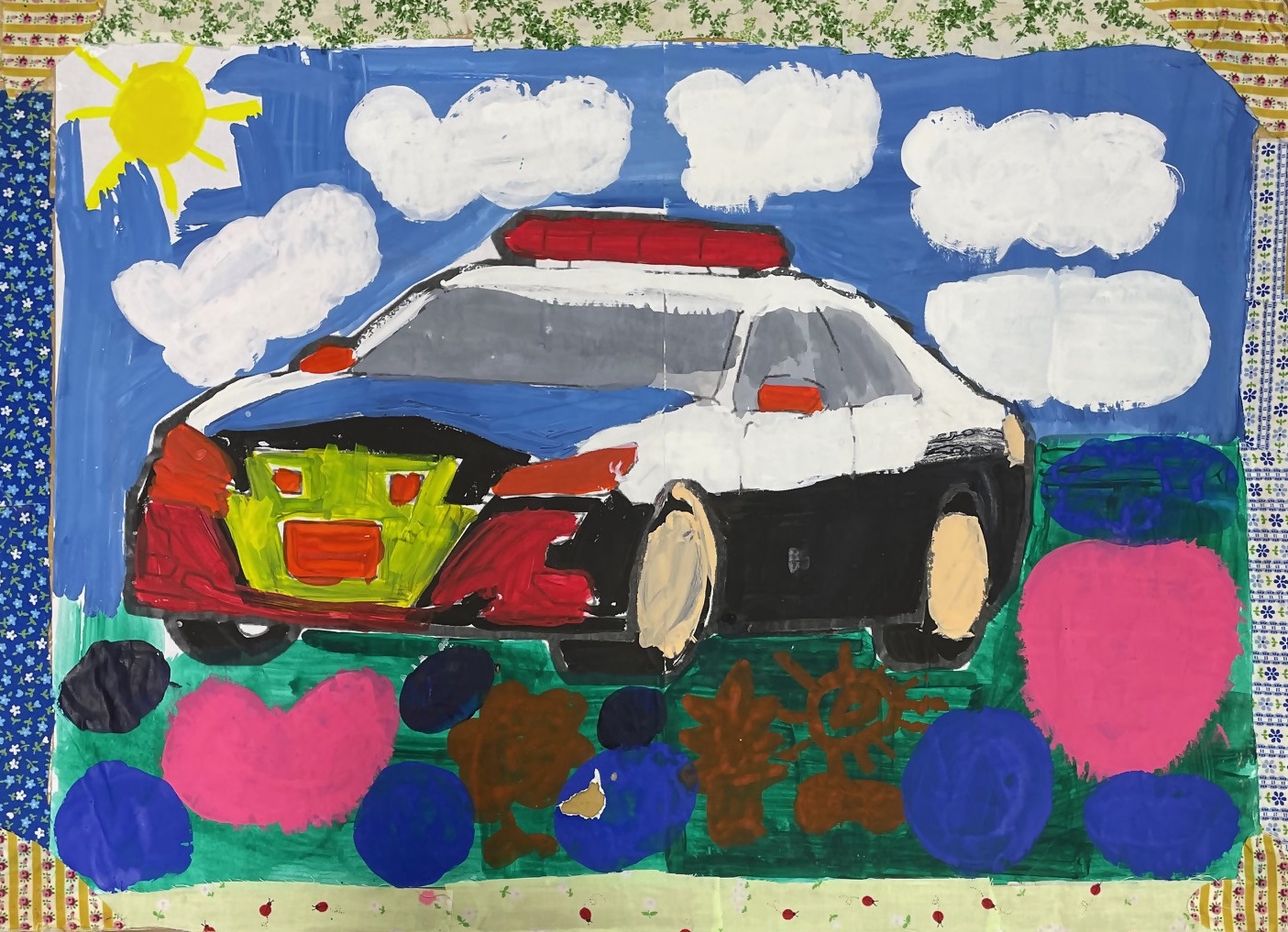 ©「パトカー」Sayako