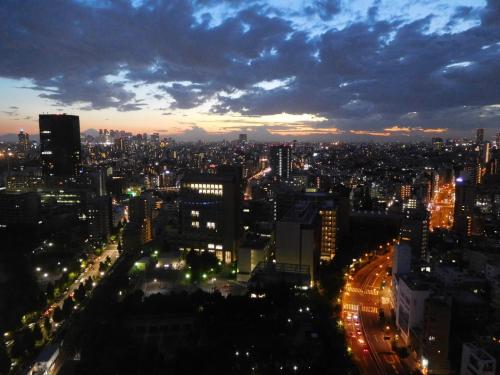 展望ラウンジからの夜景